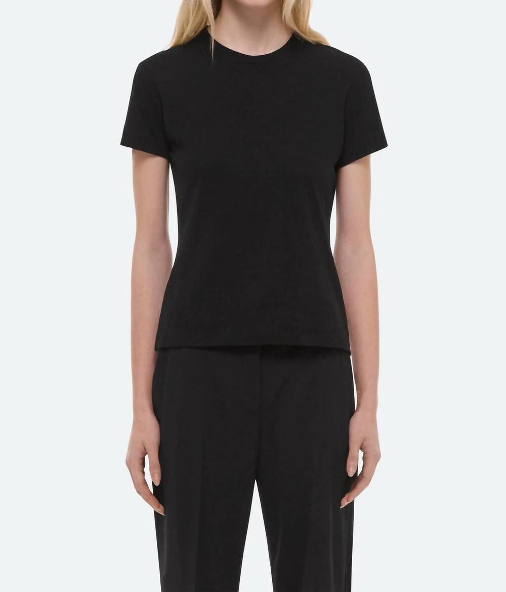 NEW HELMUT LANG wardrobe short sleeves tee in black